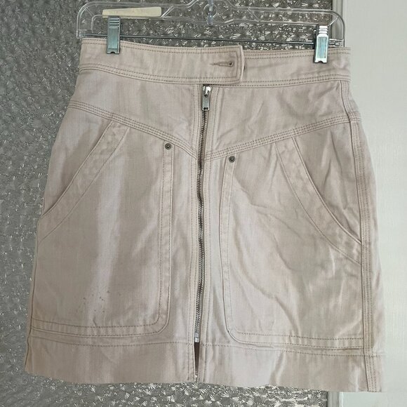Isabel Etoile Marant Mini Skirt Front Zipper Size 36 - Picture 1 of 4